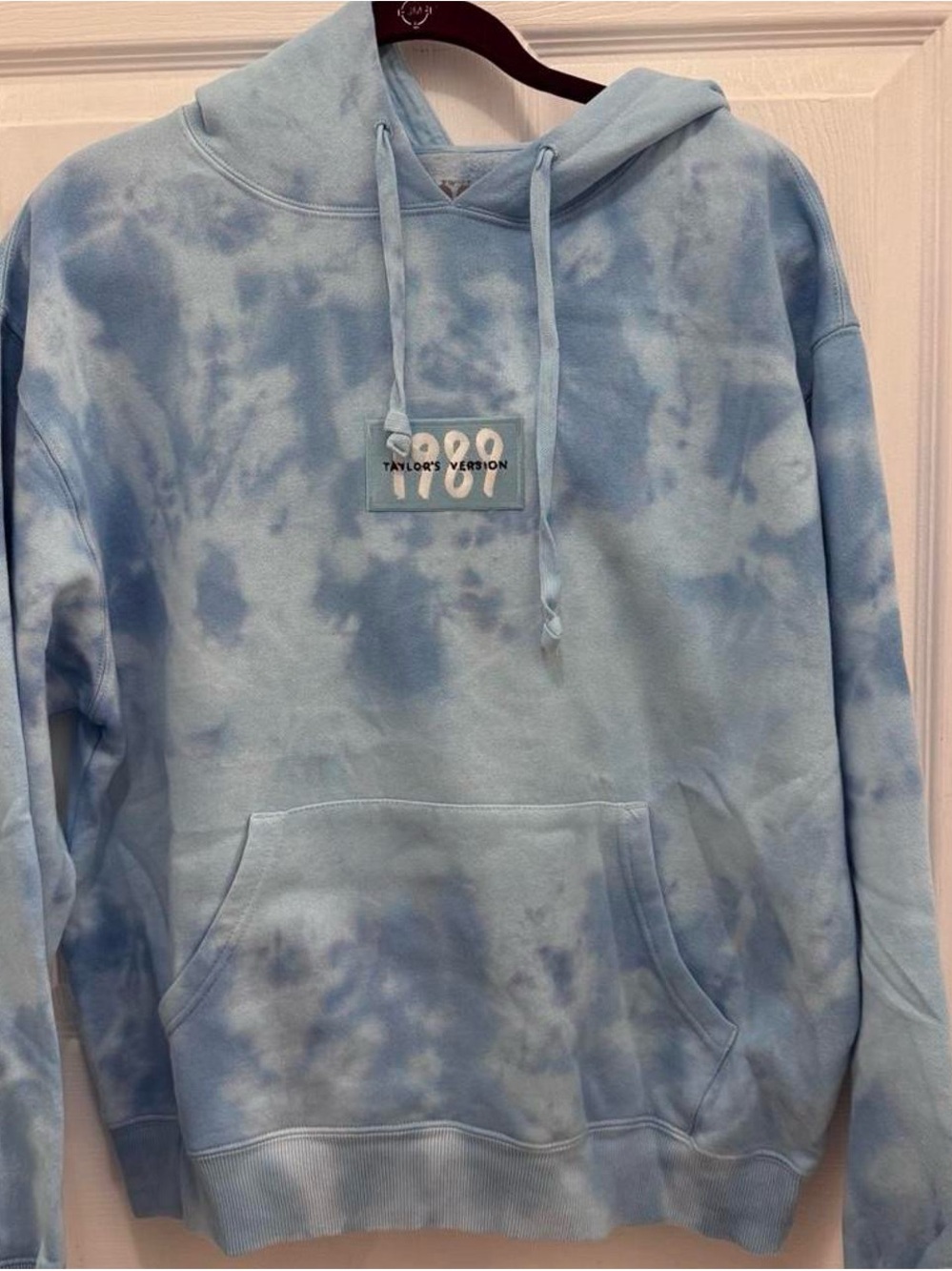 Taylor Swift 1989 Light Blue Tie-Dye Hoodie Sweatshirt
